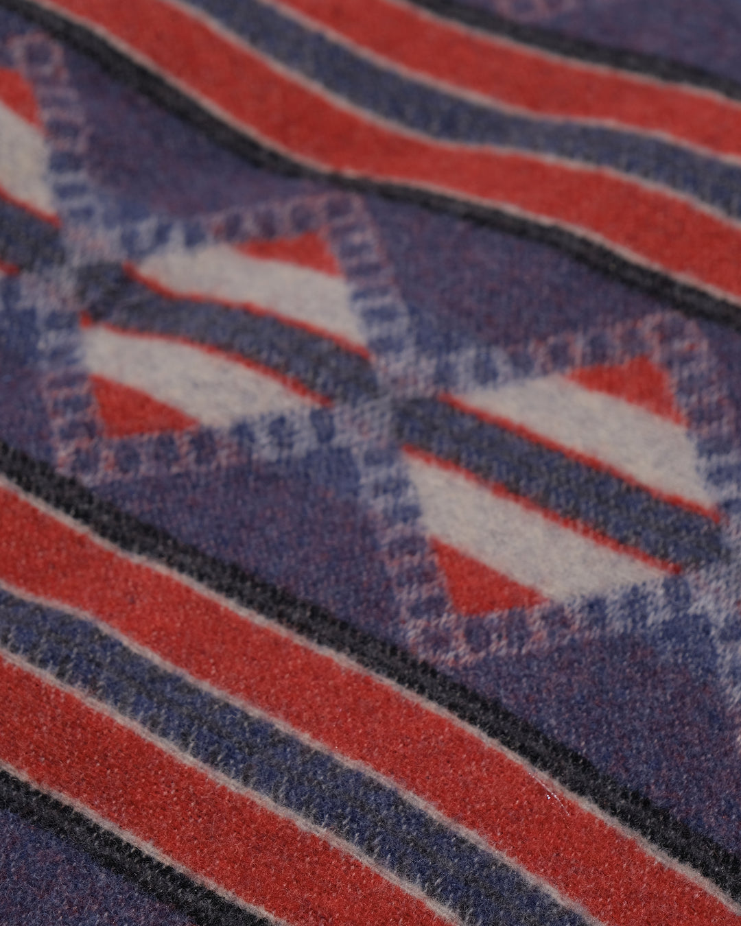 Japanese Repro Jacket, M, Kenzo, Red and Blue Geometric Print