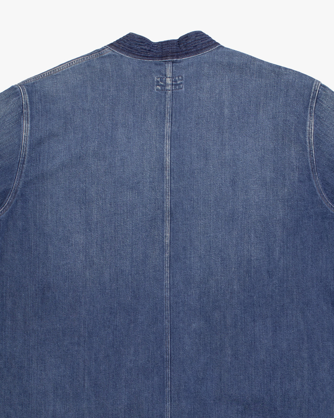 Japanese Repro Denim Robe, M, Kapital, Medium Wash with Multicolor Stitched Details