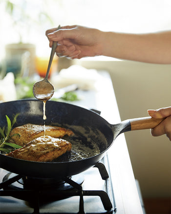 Frying Pan, Vermicular, 26cm, Oak – Kiriko Made