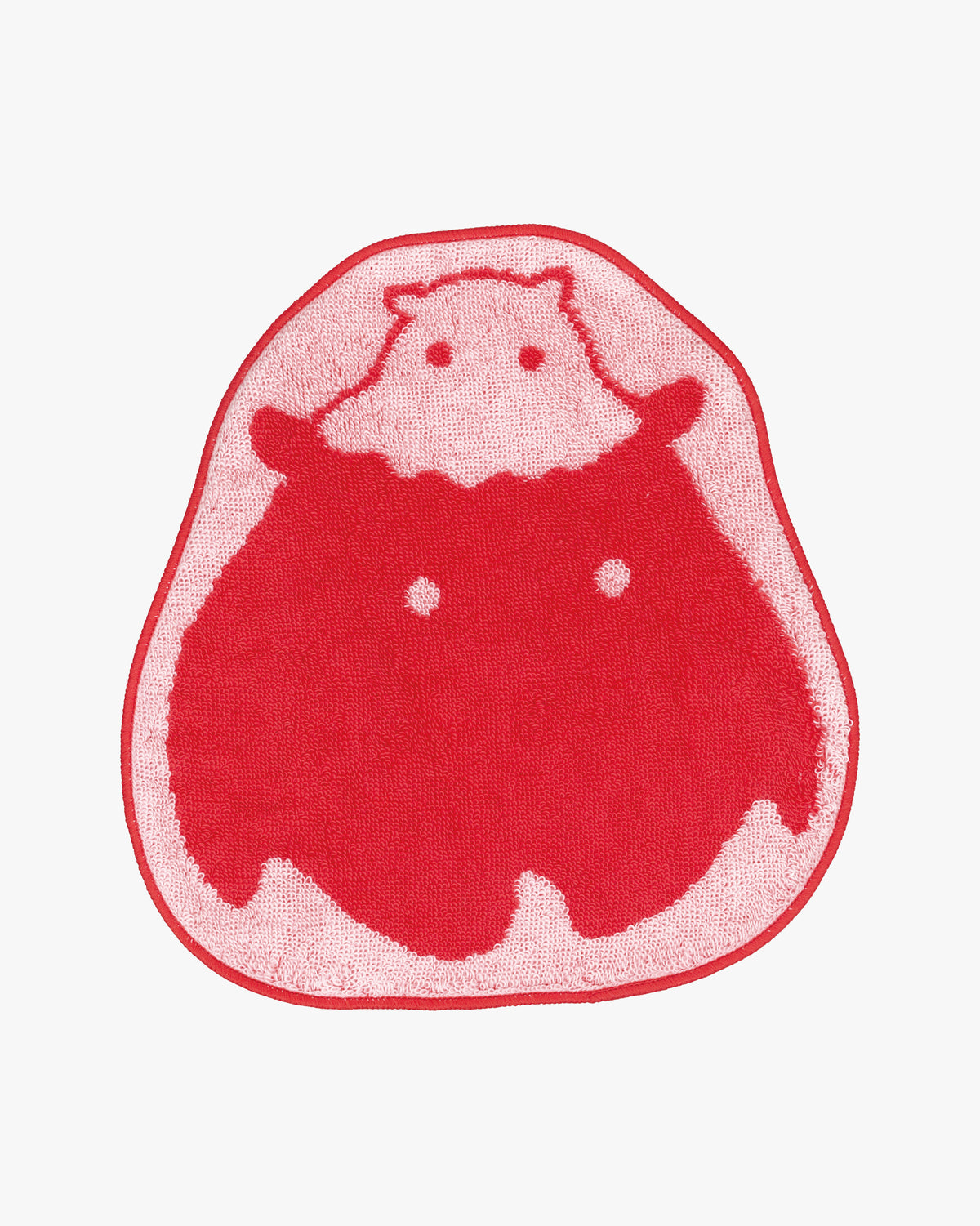 PrairieDog, Die Cut Hand Towel, Octopus, Red