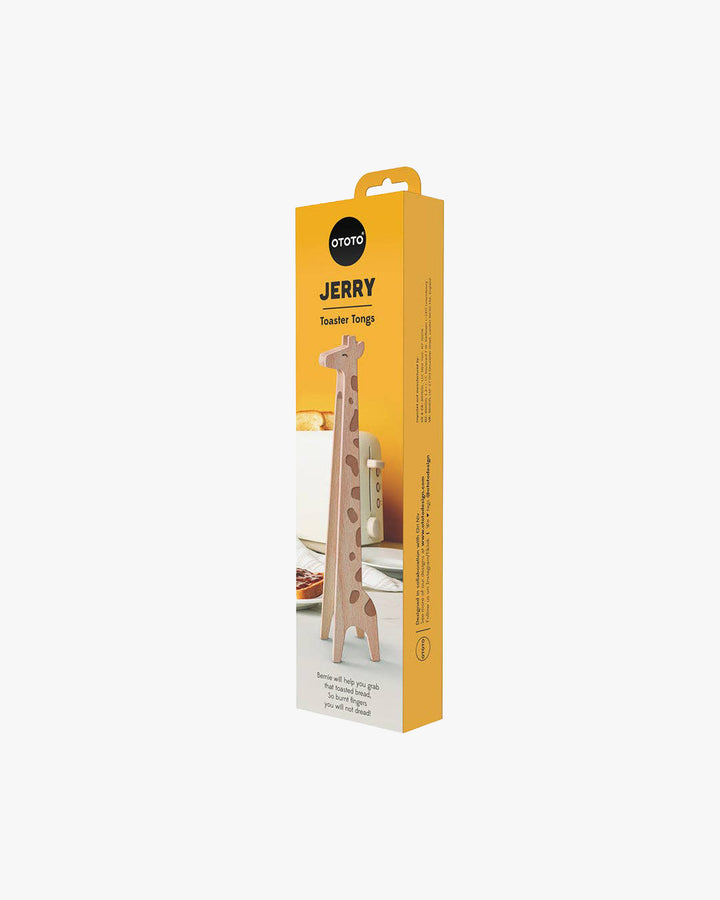 Multipurpose Wooden Tongs. OTOTO, Jerry Giraffe
