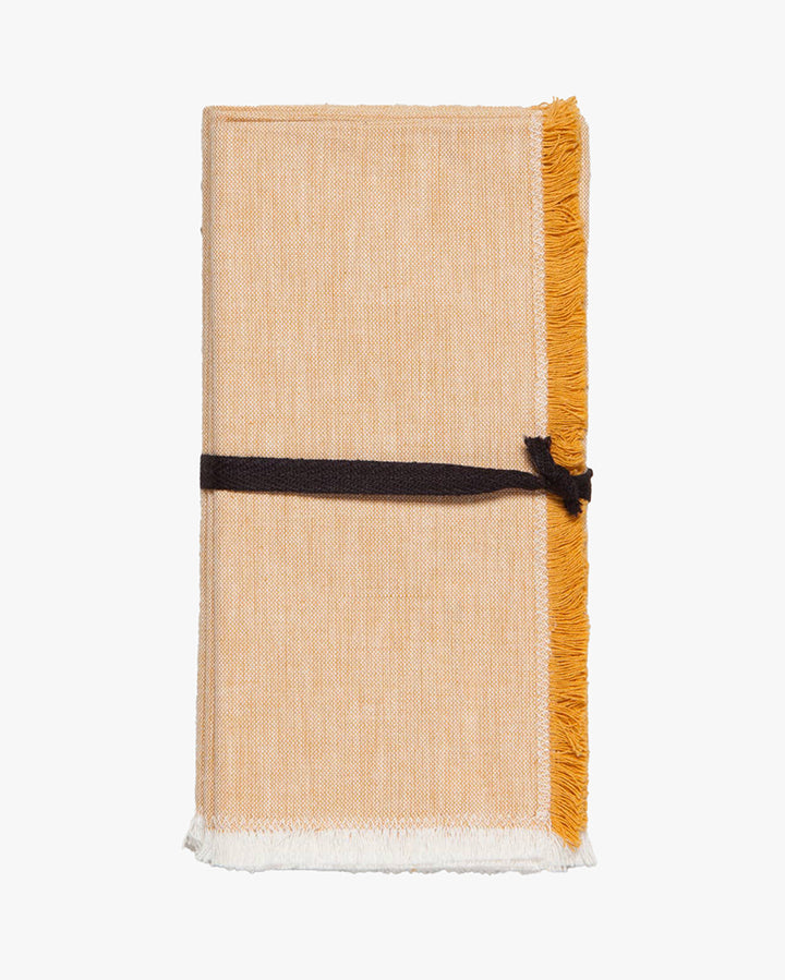 Danica Heirloom, Ochre Chambray Napkins, Set of 4