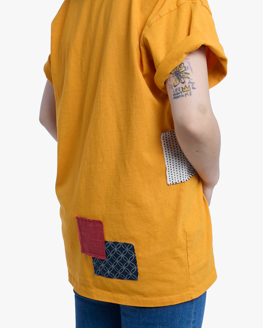 Kiriko Original Tee, 8 oz. US Made, Patched Pocket Tee, Gold