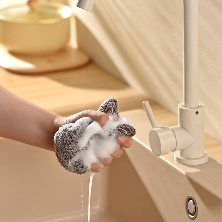 Fox Run Brands, Bulldog Kitchen Scrubber Set, Multicolor Pack of 3
