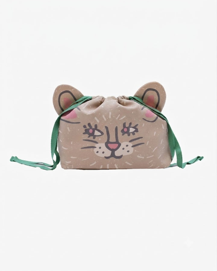 Lunch Bag/Kinchaku, Bisque, Momonga Series
