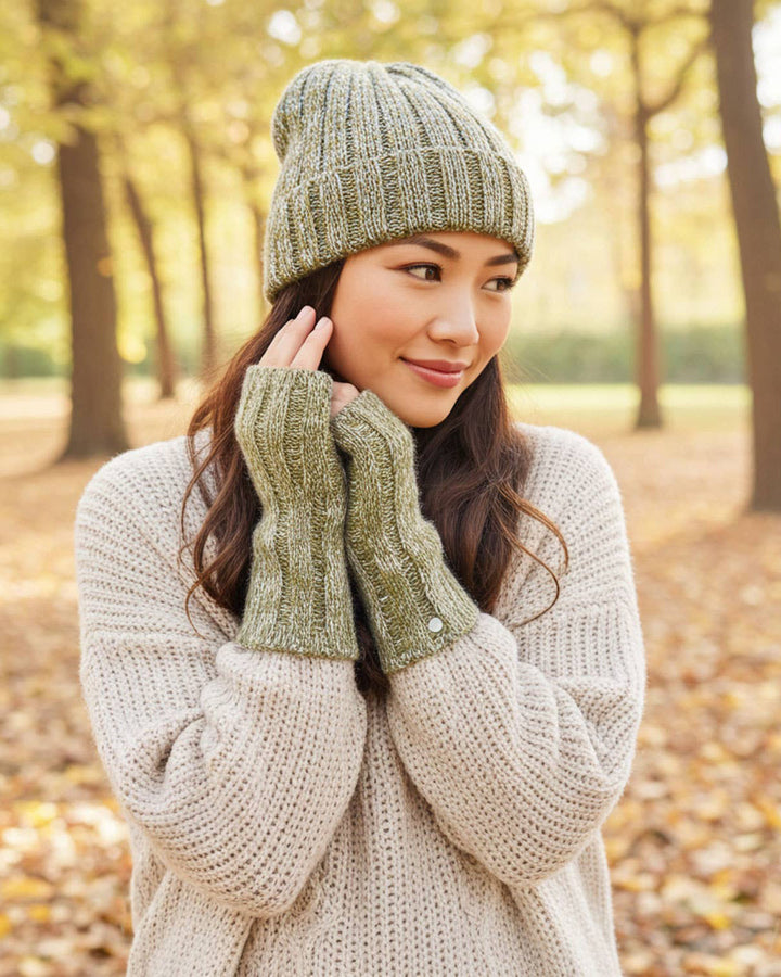 Shupaca Alpaca, Accordion Beanie, Opal