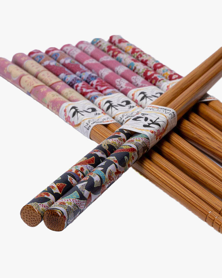 Urban Tokyo, 5 Piece Chopsticks Set, Floral Pattern