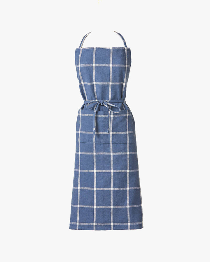Tag, Classic Check Slub Apron, Blue