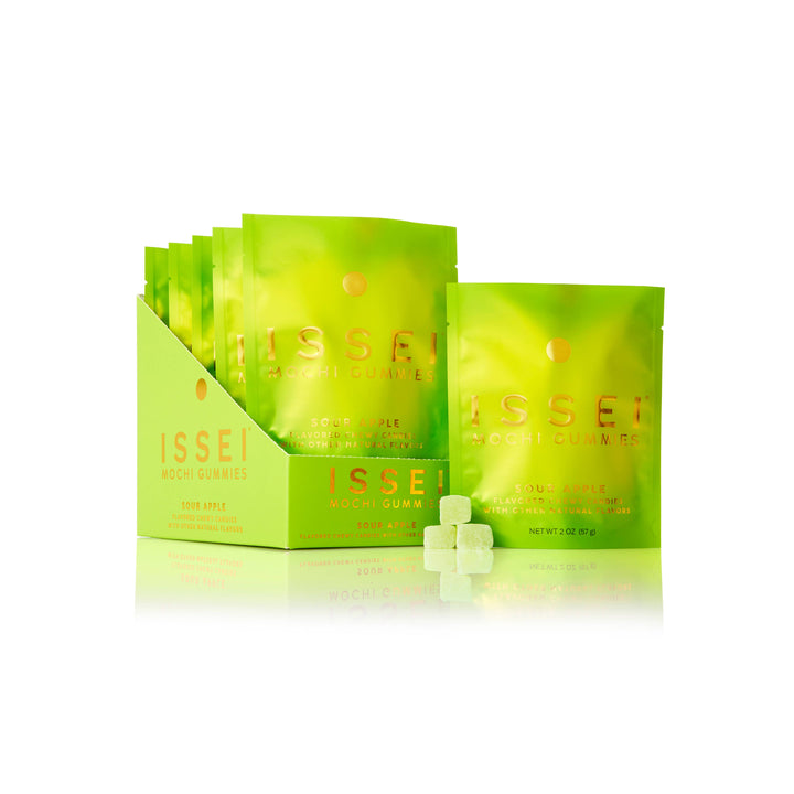 ISSEI Mochi Gummies, Sour Apple SMALL (2 oz)