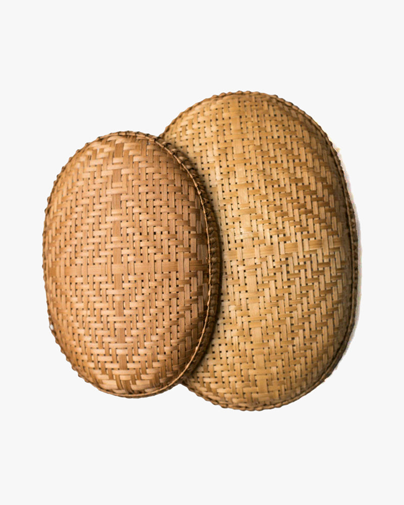 Fodory, Smoked Bamboo Woven Basket Tray