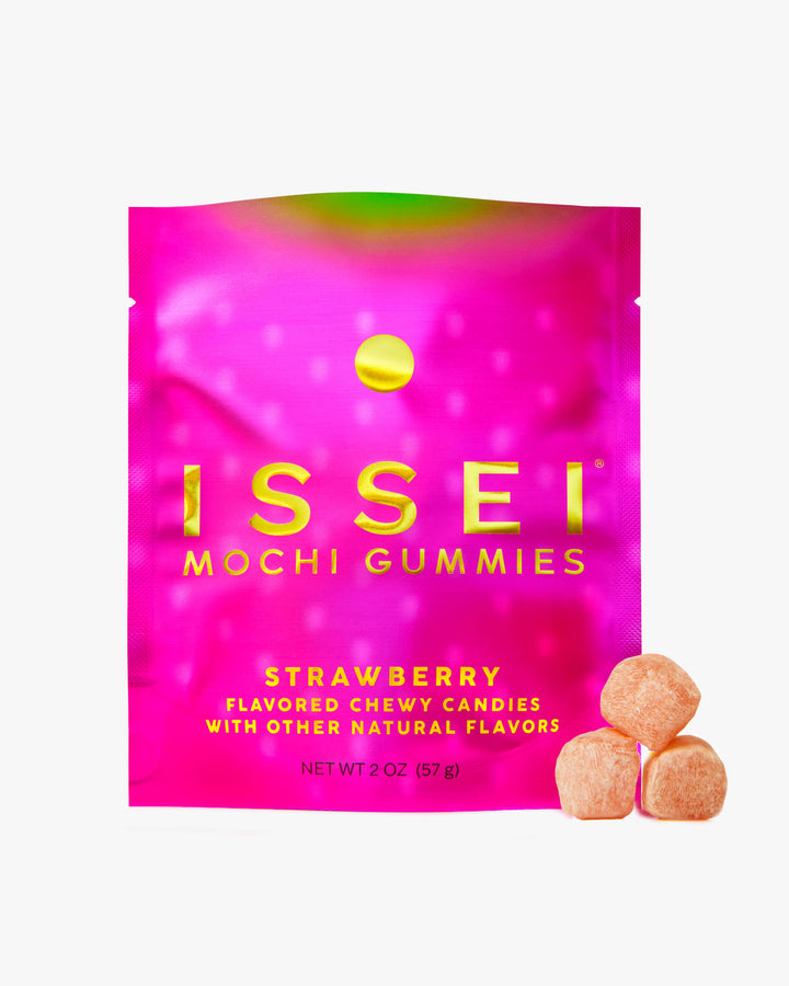 ISSEI Mochi Gummies, Strawberry SMALL (2 oz)