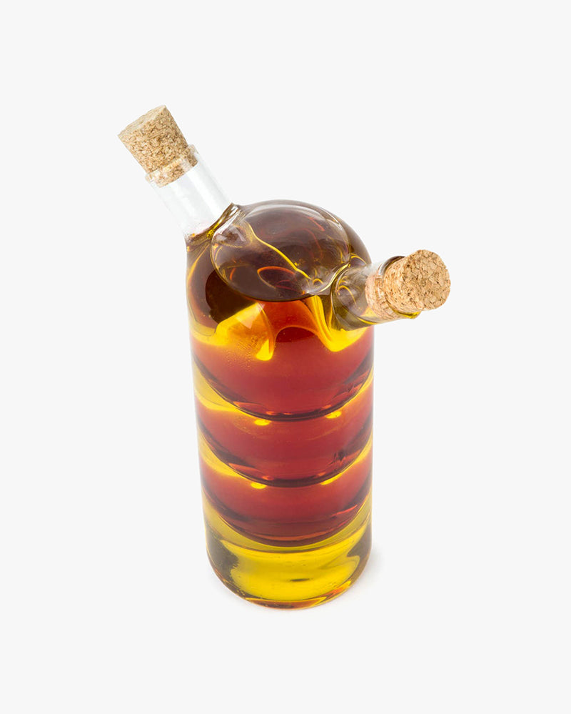 Fox Run Brands, Oil and Vinegar Glass Bottle, Bubbles, 8.5 oz