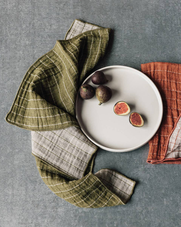 Danica Heirloom, Olive Branch Double Weave Napkins, Set of 4