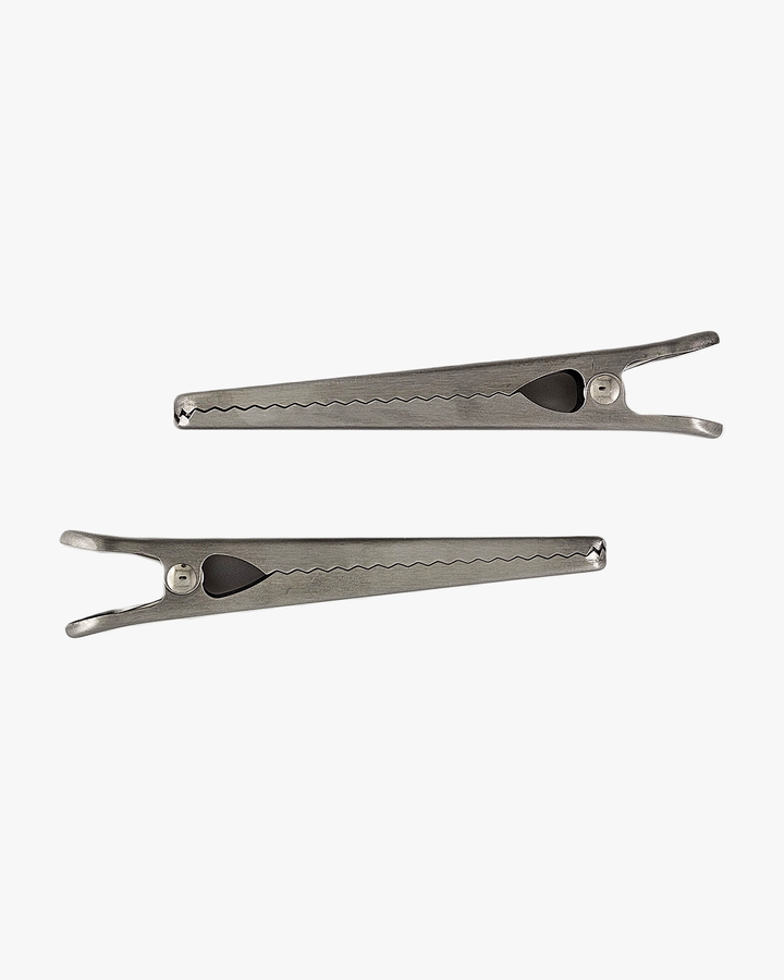 Fox Run Brands, Kitchen Bag Clips, Stainless Steel, Set of 2