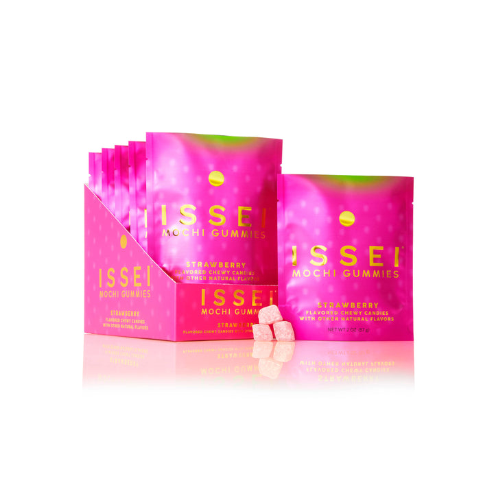 ISSEI Mochi Gummies, Strawberry SMALL (2 oz)
