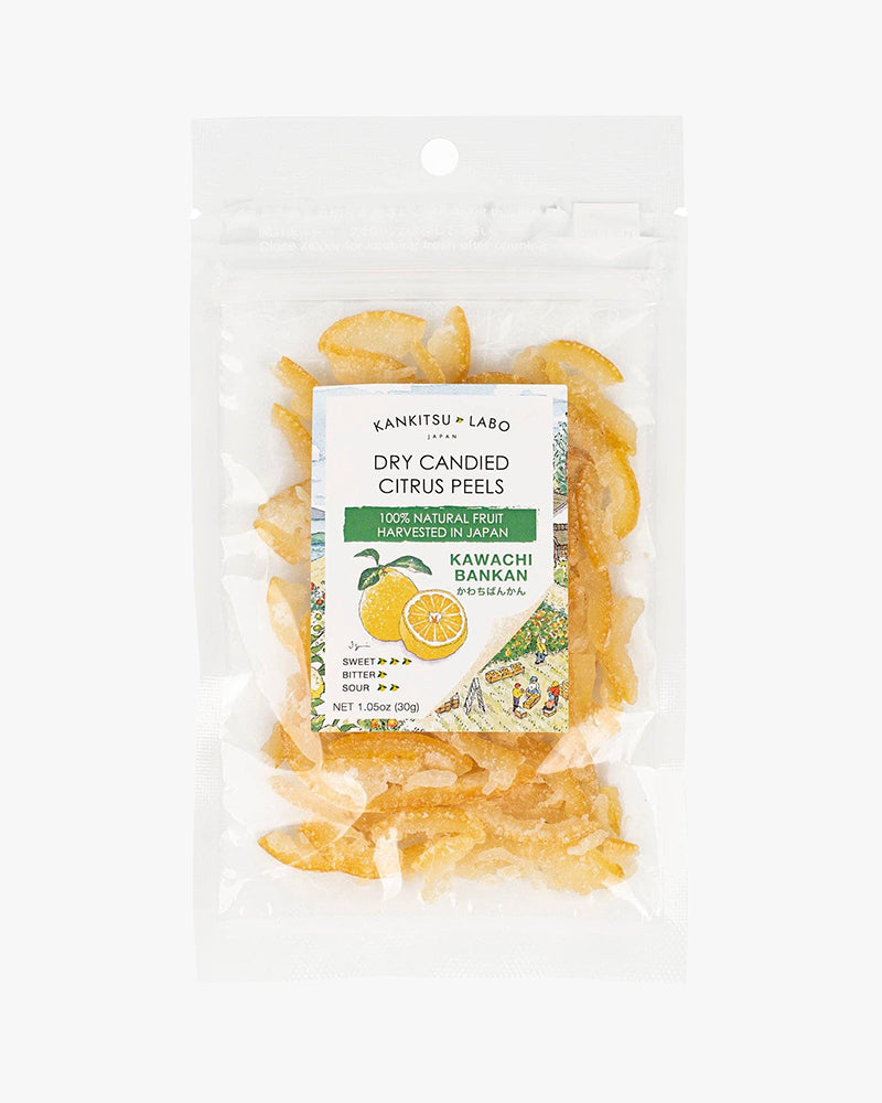 Kankitsu Labo, Dry Candied Japanese Citrus Peel, Kawachi Bankan