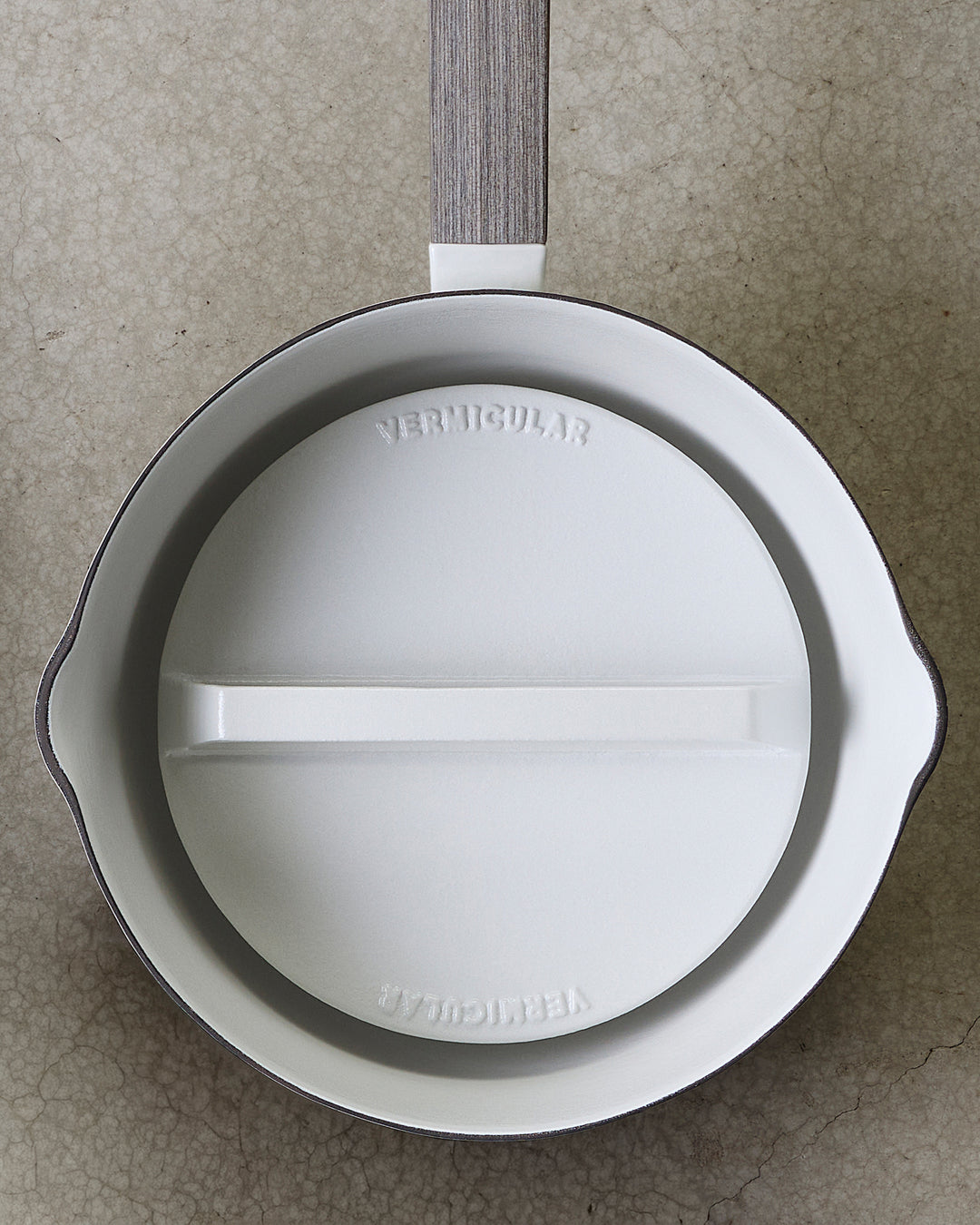 Drop Lid, Vermicular, Yukihira, Sea Salt, 20cm