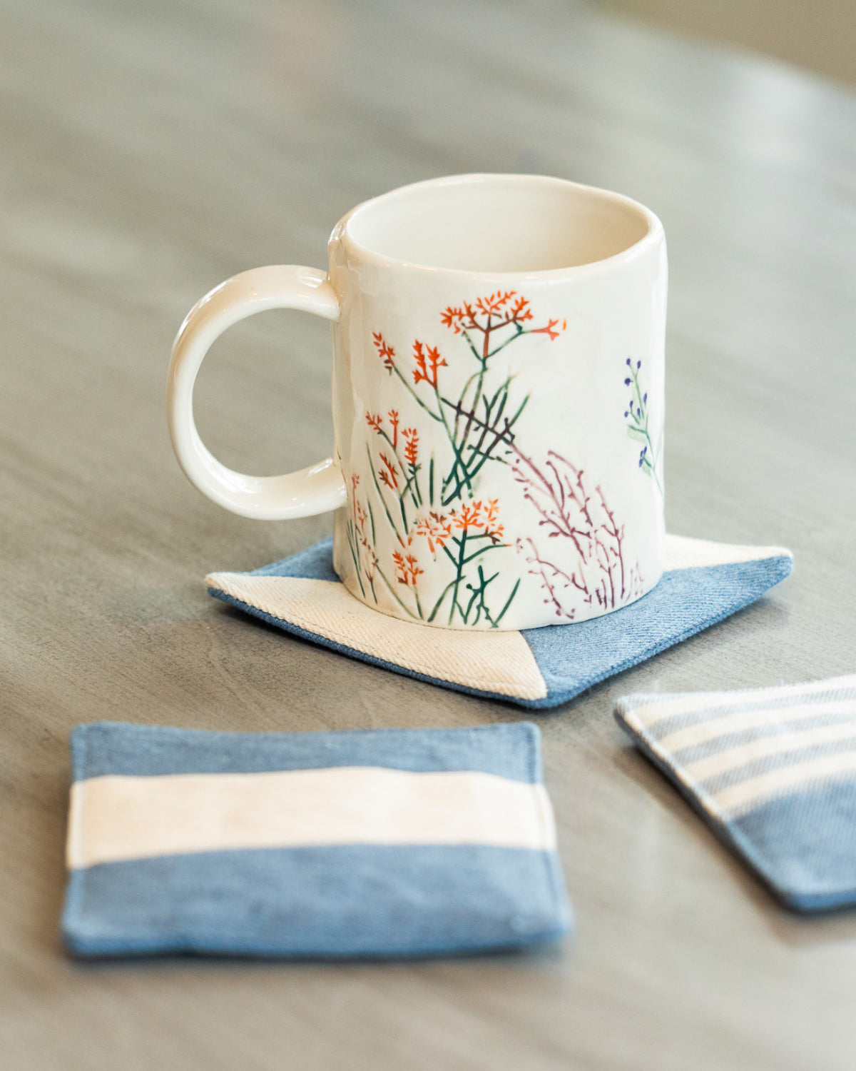 Upavim Crafts, Upcycled Denim Coasters