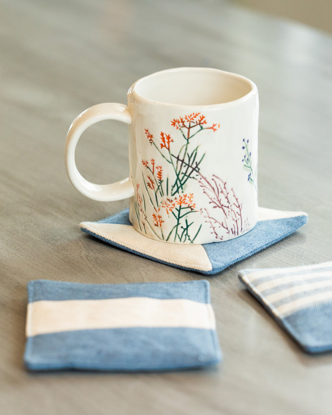 Upavim Crafts, Upcycled Denim Coasters
