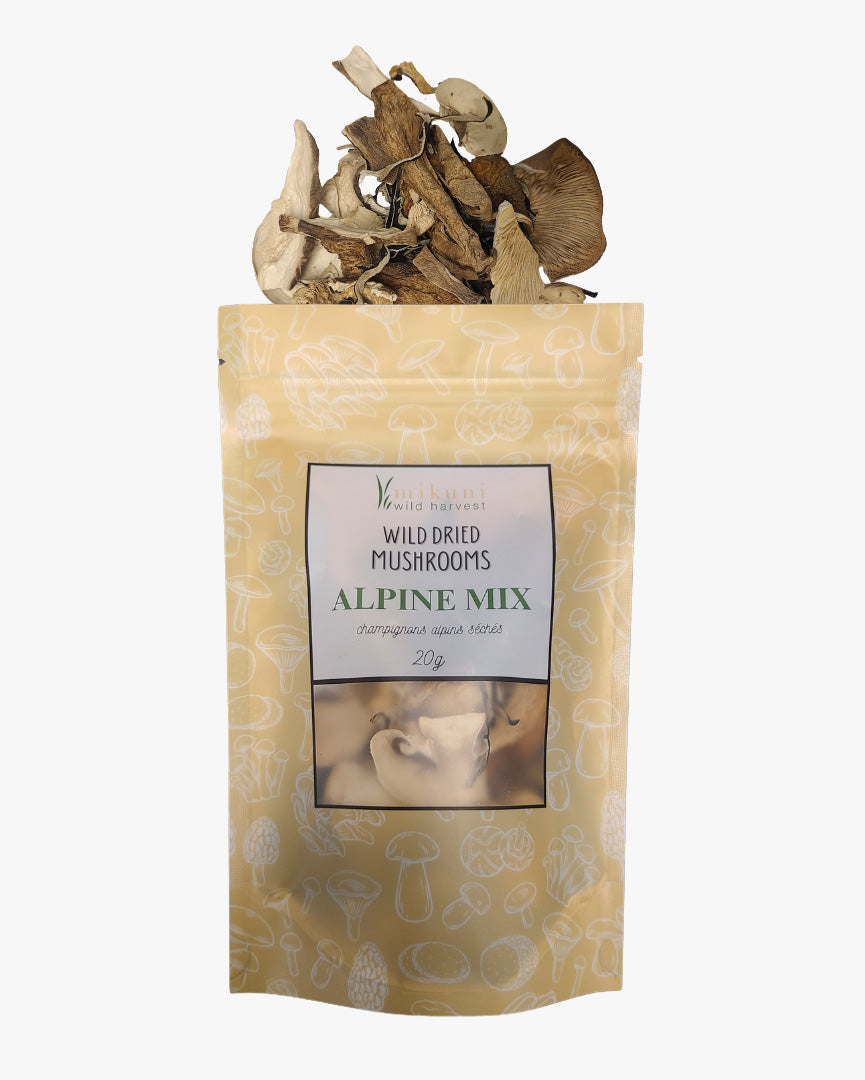 Mikuni Wild Harvest, Dried Alpine Mix Mushrooms, 20 g.