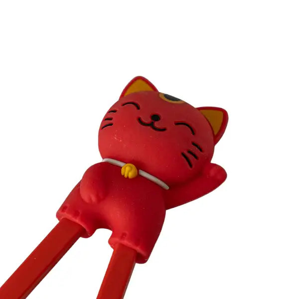 Urban Tokyo, Training Chopsticks, Red Lucky Cat