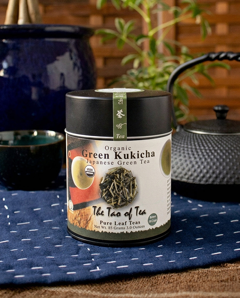 The Tao of Tea, Loose Leaf, Organic Green Kukicha, Green Tea