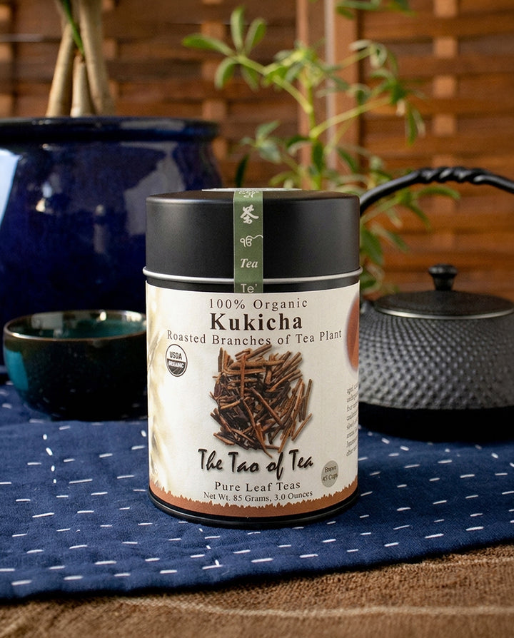 The Tao of Tea, Loose Leaf, Organic Kukicha, Roasted Branches of Tea Plant