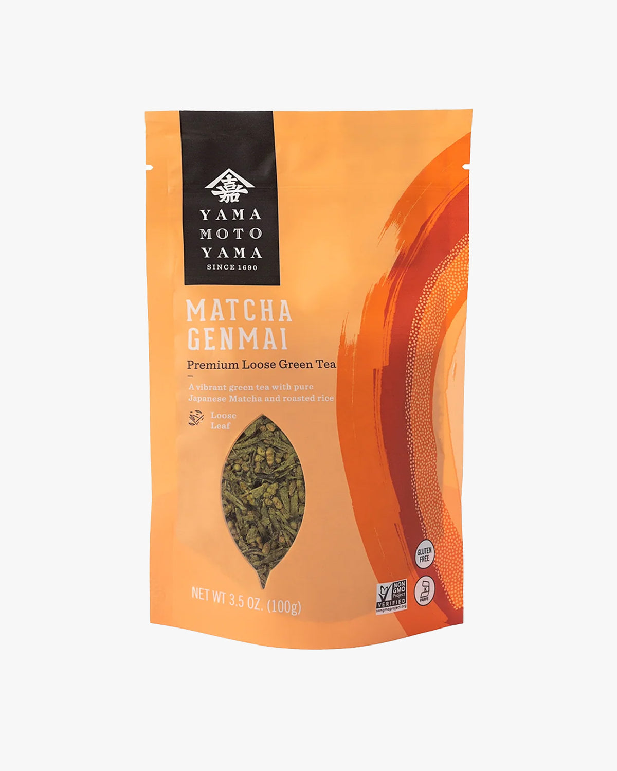 Yamamotoyama, Matcha Genmai, Premium Loose Green Tea, 100g