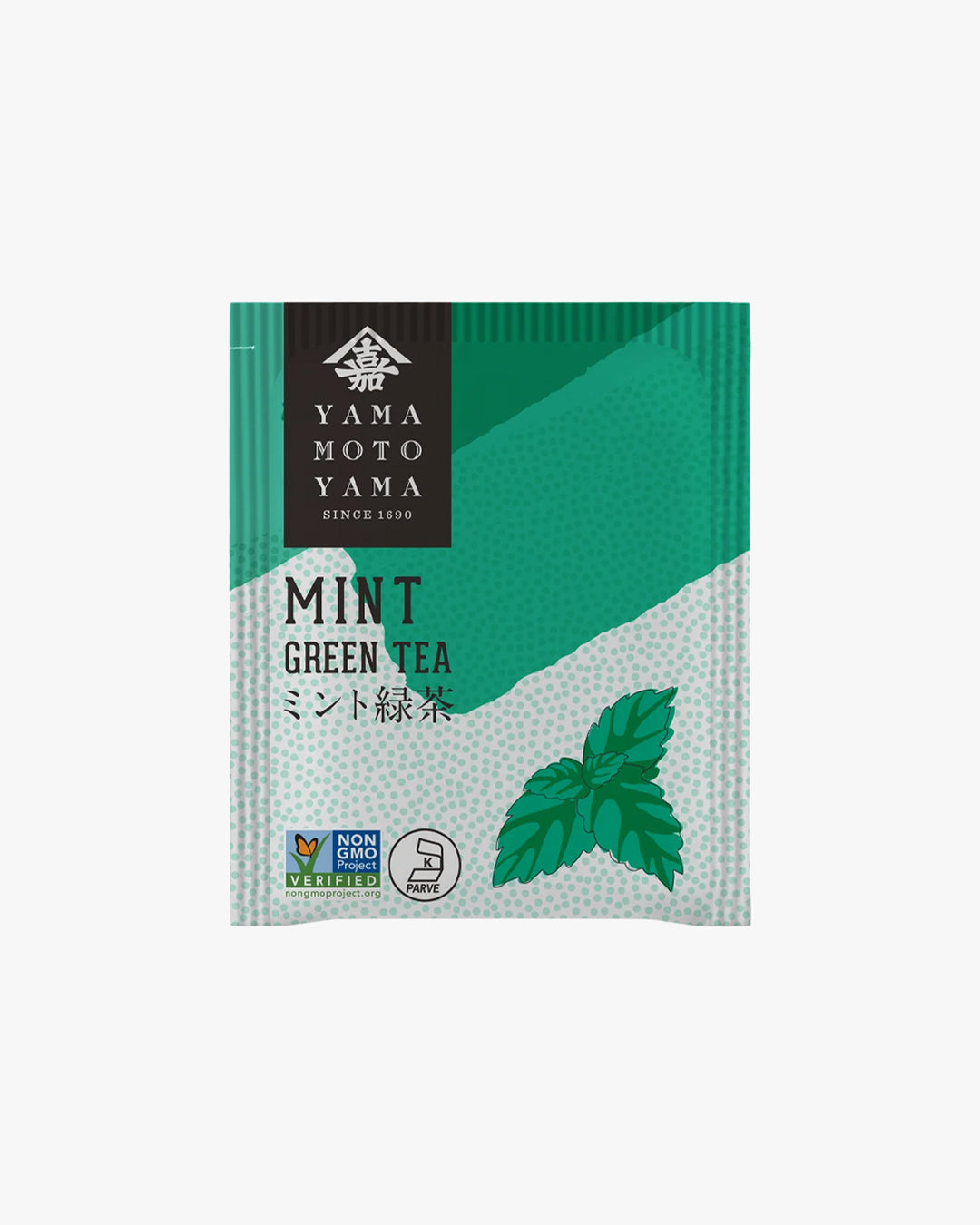 Yamamotoyama, Mint Green Tea, 8 oz. Tea Bags