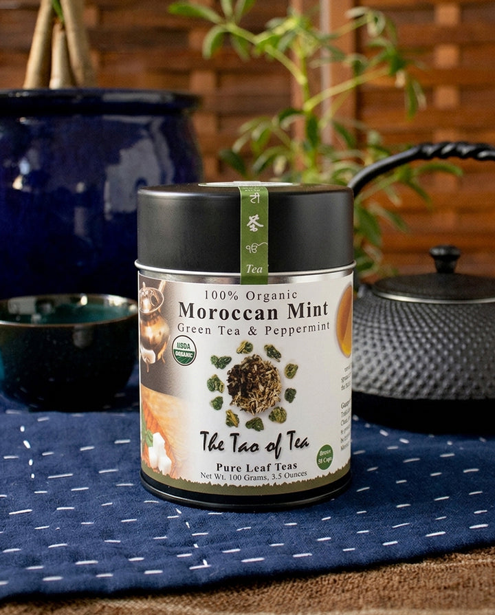 The Tao of Tea, Loose Leaf, Organic Moroccan Mint, Green Tea &amp; Peppermint
