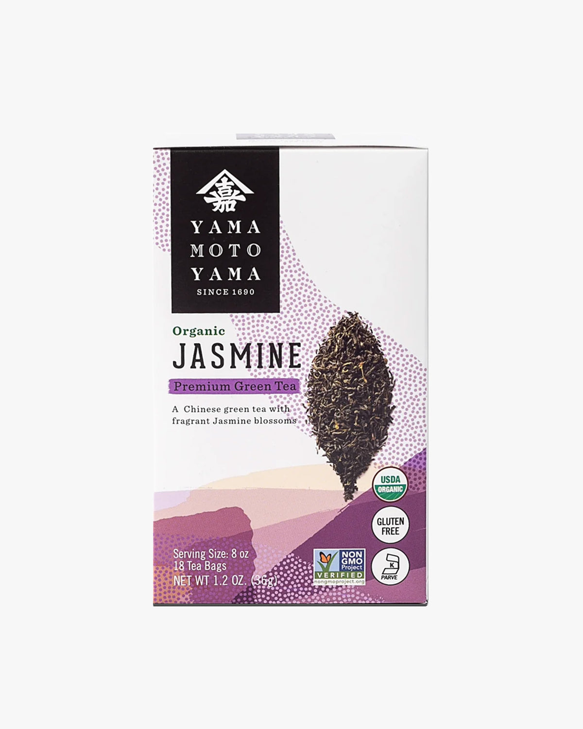 Yamamotoyama, Jasmine Premium Green Tea, 1.2 oz. Tea Bags