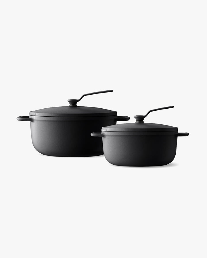 Oven Pot 2.0, Vermicular, Standing Handle, Matte Black, 18cm
