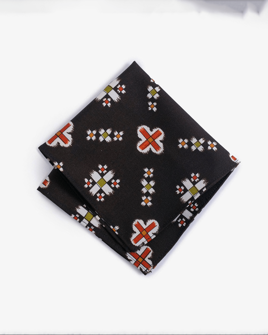 Kiriko Original Pocket Square, Multi Color Jyuji