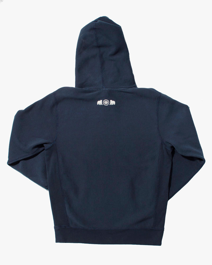 Kiriko Original Hoodie, 13oz Cotton, Printed Kintaro, Navy