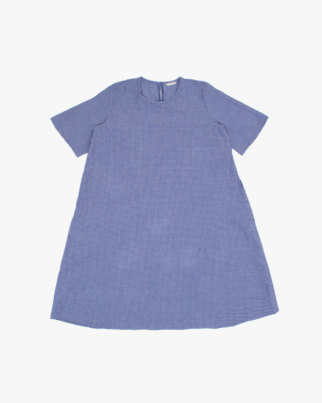 ToK Long Dress, Oversized, Blue Gingham