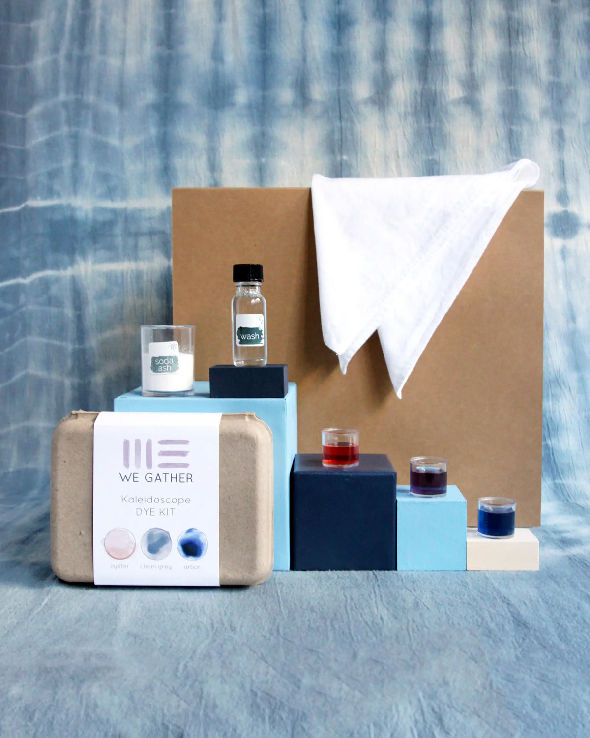 We Gather, Shibori Dyeing Kit, Kaleidoscope