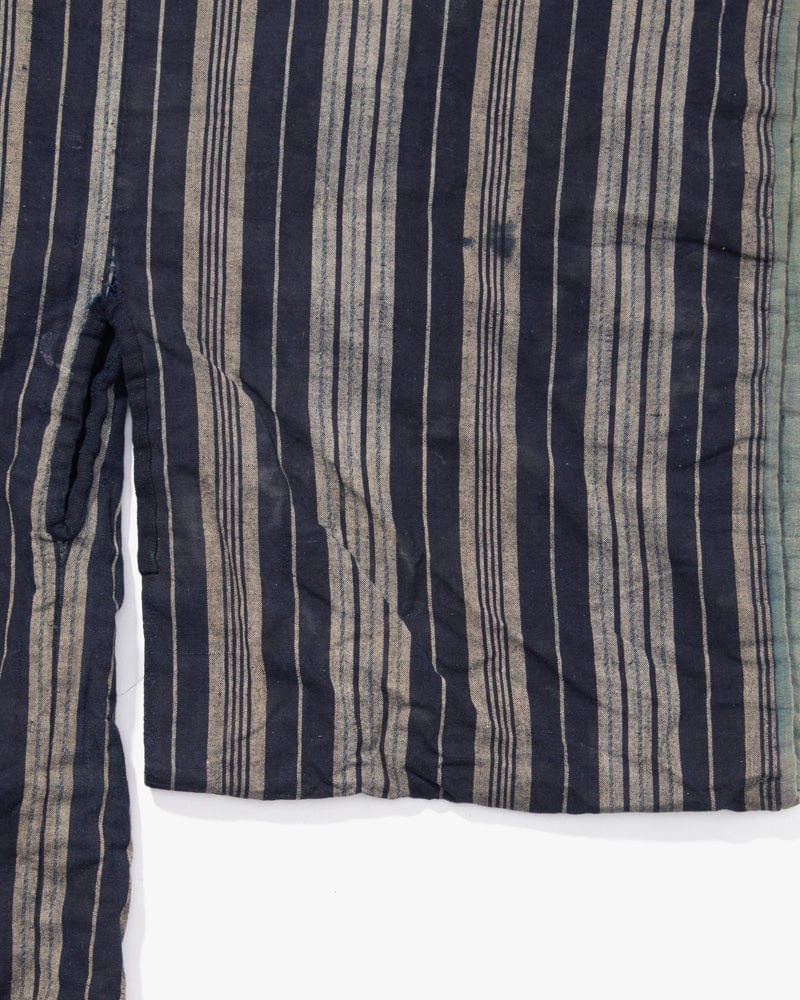 Vintage Noragi Jacket, Reversible, Shima and Indigo
