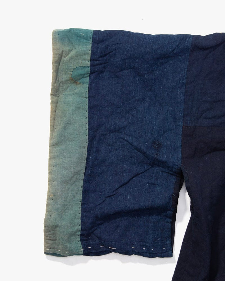 Vintage Noragi Jacket, Reversible, Shima and Indigo