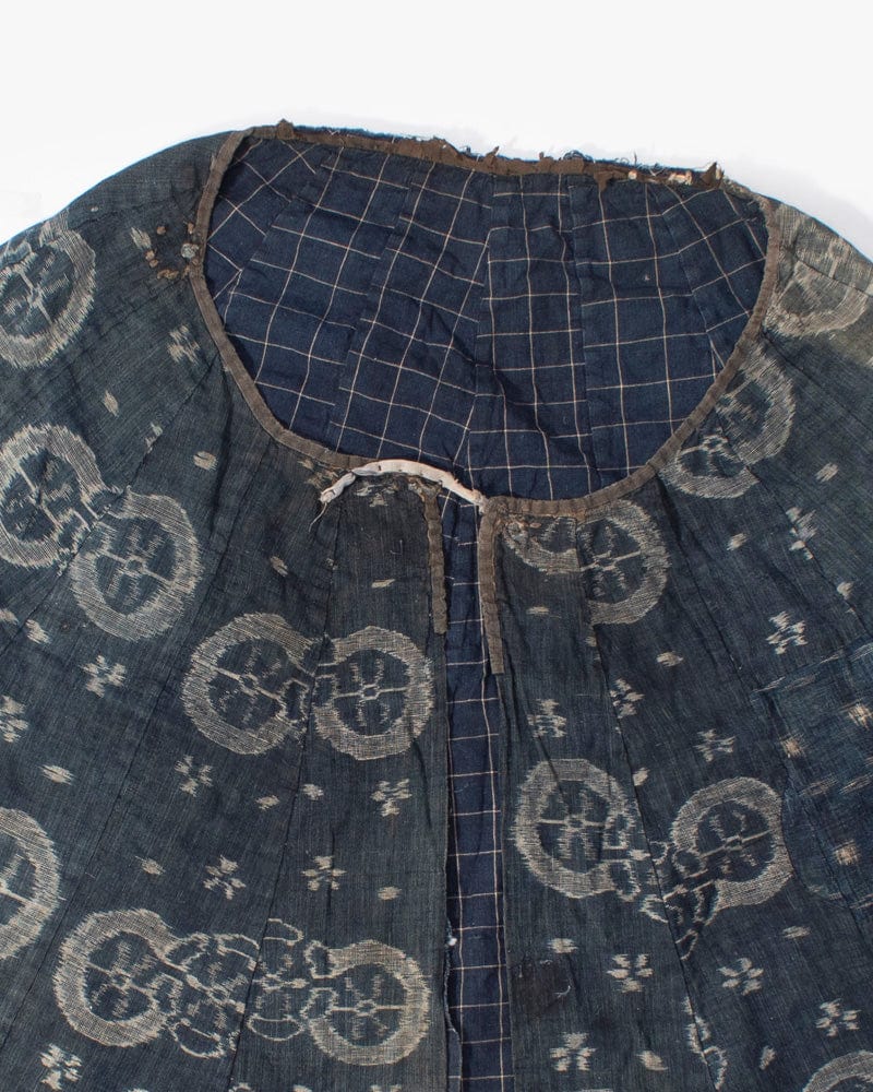 Vintage Cape, Kasuri and Plaid