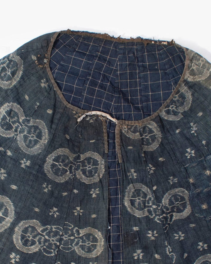 Vintage Cape, Kasuri and Plaid