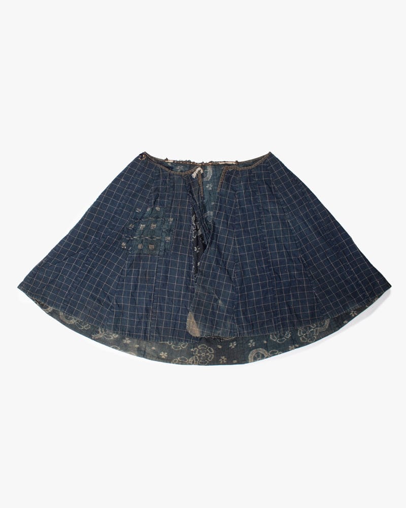 Vintage Cape, Kasuri and Plaid