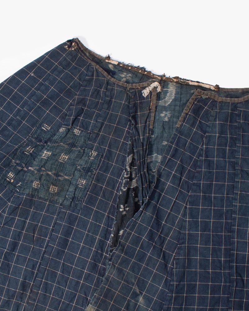 Vintage Cape, Kasuri and Plaid