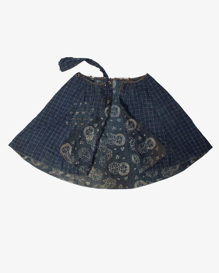 Vintage Cape, Kasuri and Plaid
