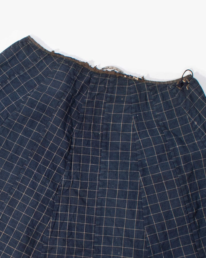 Vintage Cape, Kasuri and Plaid