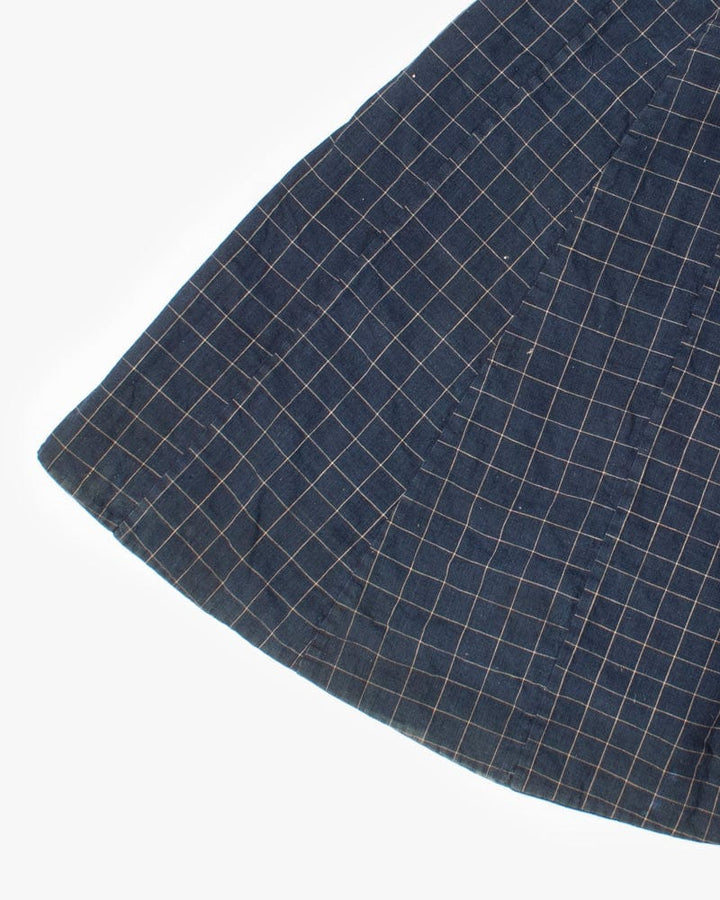 Vintage Cape, Kasuri and Plaid