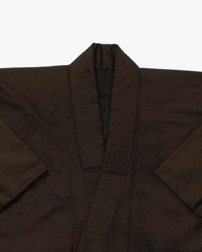 Kiriko Custom, Altered Kimono Jacket, Brown and Dark Brown Interior