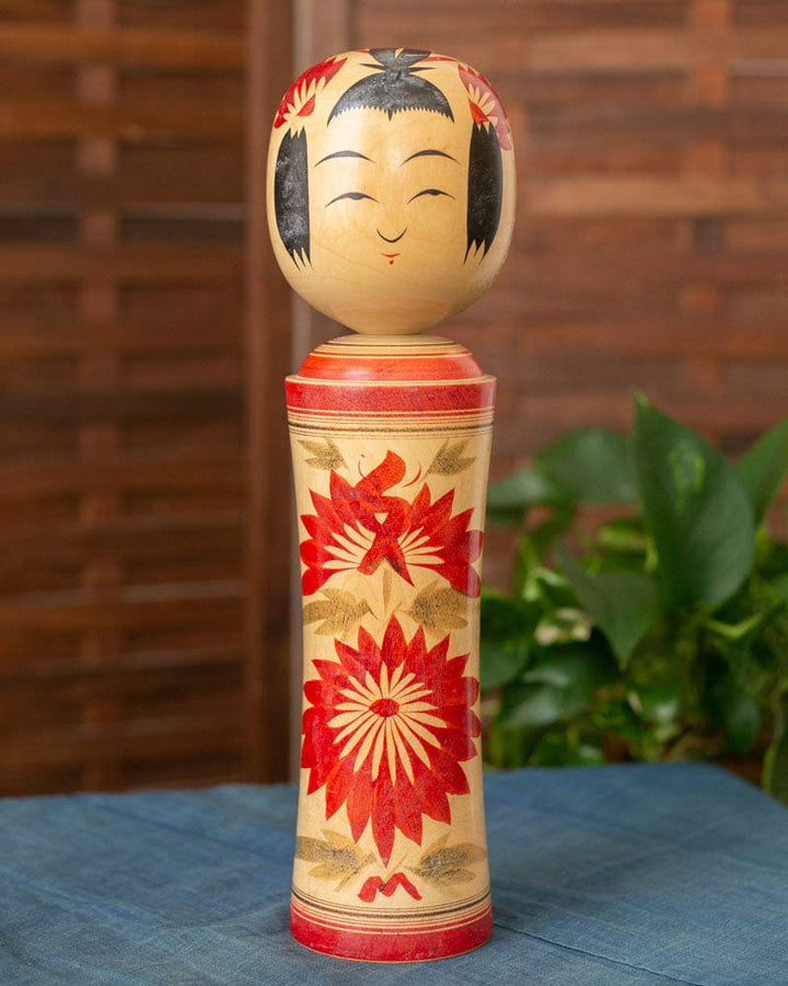 Vintage Handmade Kokeshi (こけし) Doll, 61