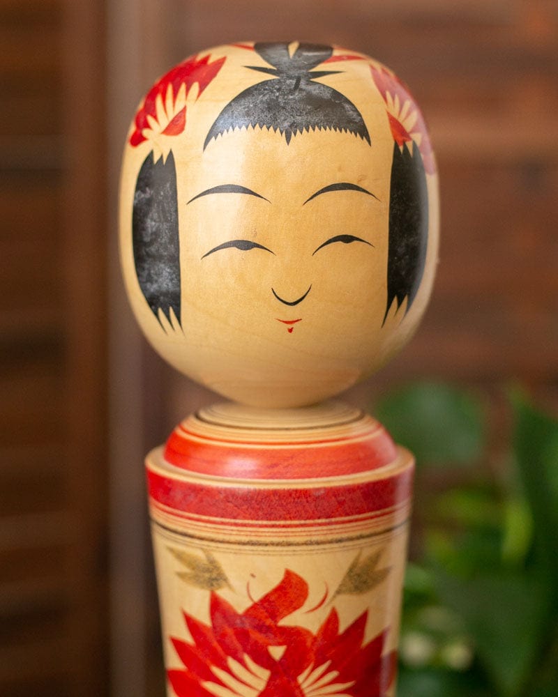Vintage Handmade Kokeshi (こけし) Doll, 61
