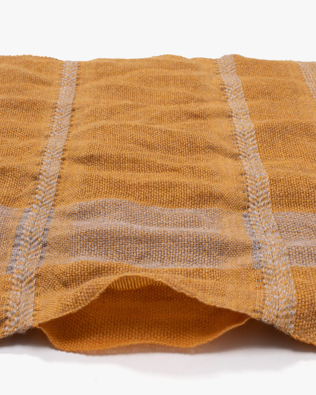 Kobo Oriza Scarf, Easy Knot, Wool, Mustard Yellow