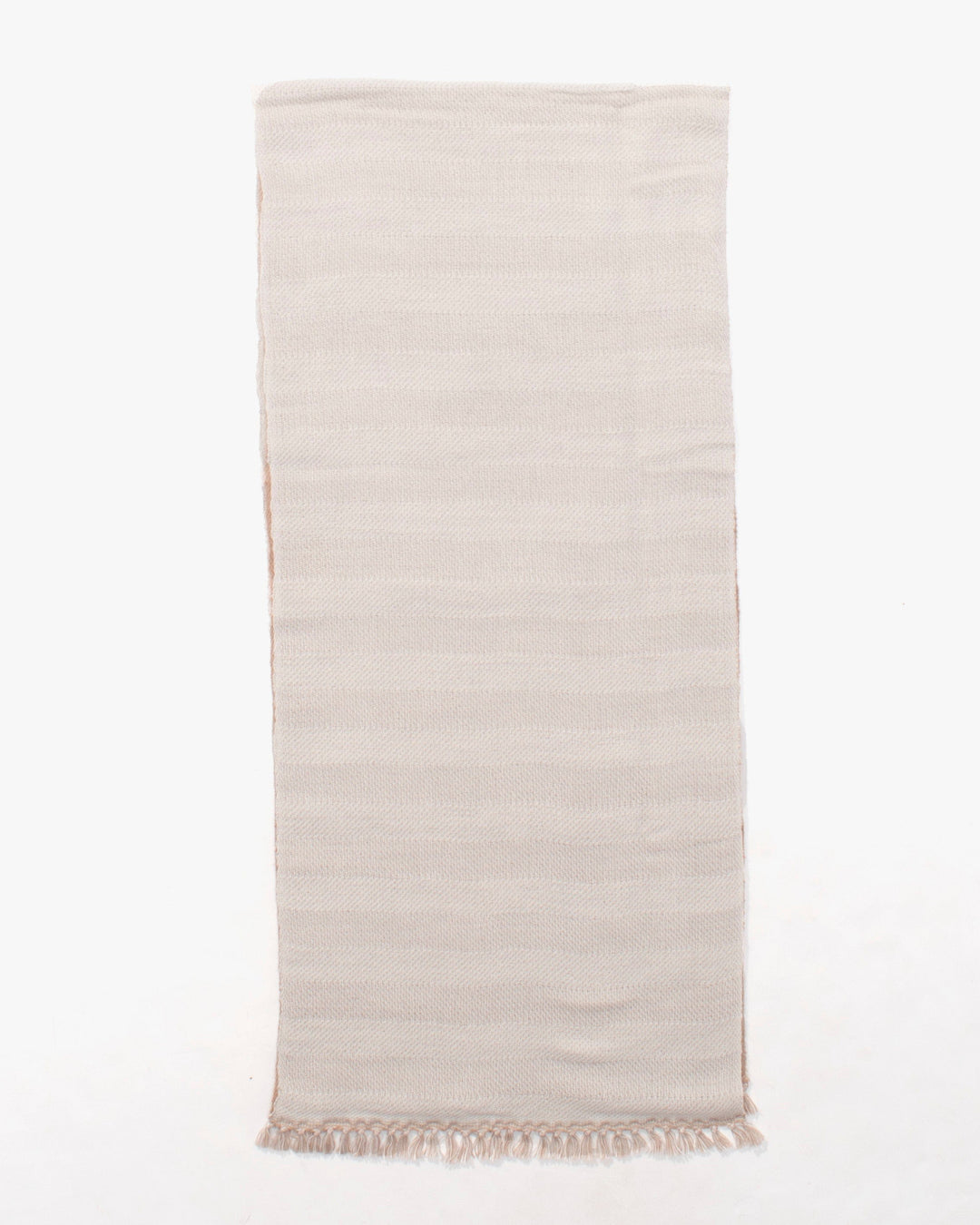 Kobo Oriza Shawl, Multifunctional, Wool, Light Brown and Cream